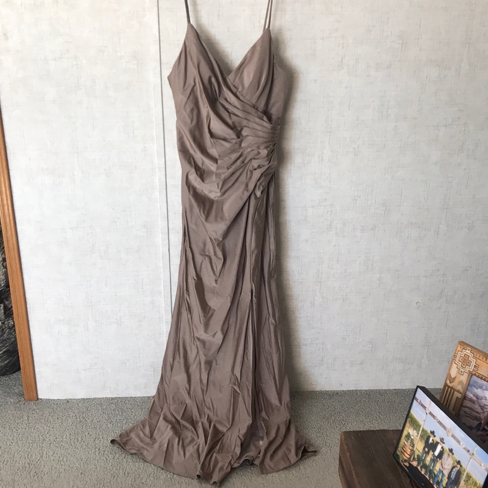 Allure bridesmaid dress mocha color size 12